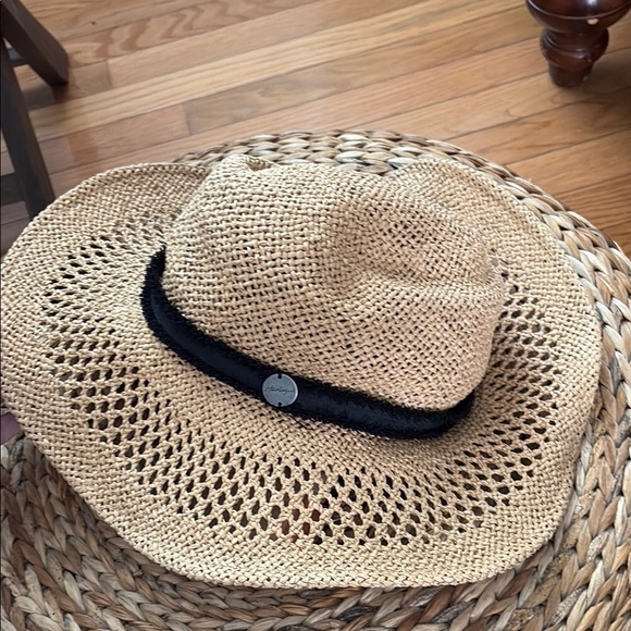 Hurley Tan and Black Straw Hat - Picture 5 of 6